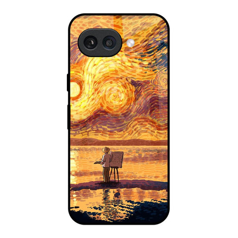 Sunset Vincent Google Pixel 9A Glass Back Cover Online