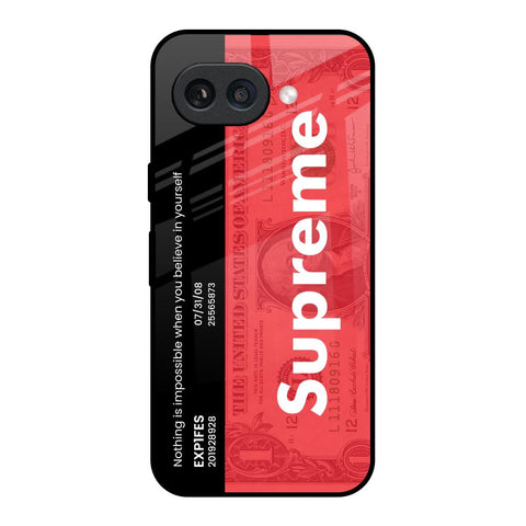 Supreme Ticket Google Pixel 9A Glass Back Cover Online