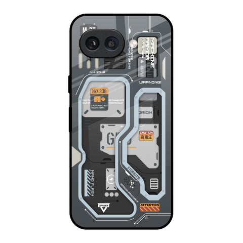 Retro Futuristic Google Pixel 9A Glass Back Cover Online