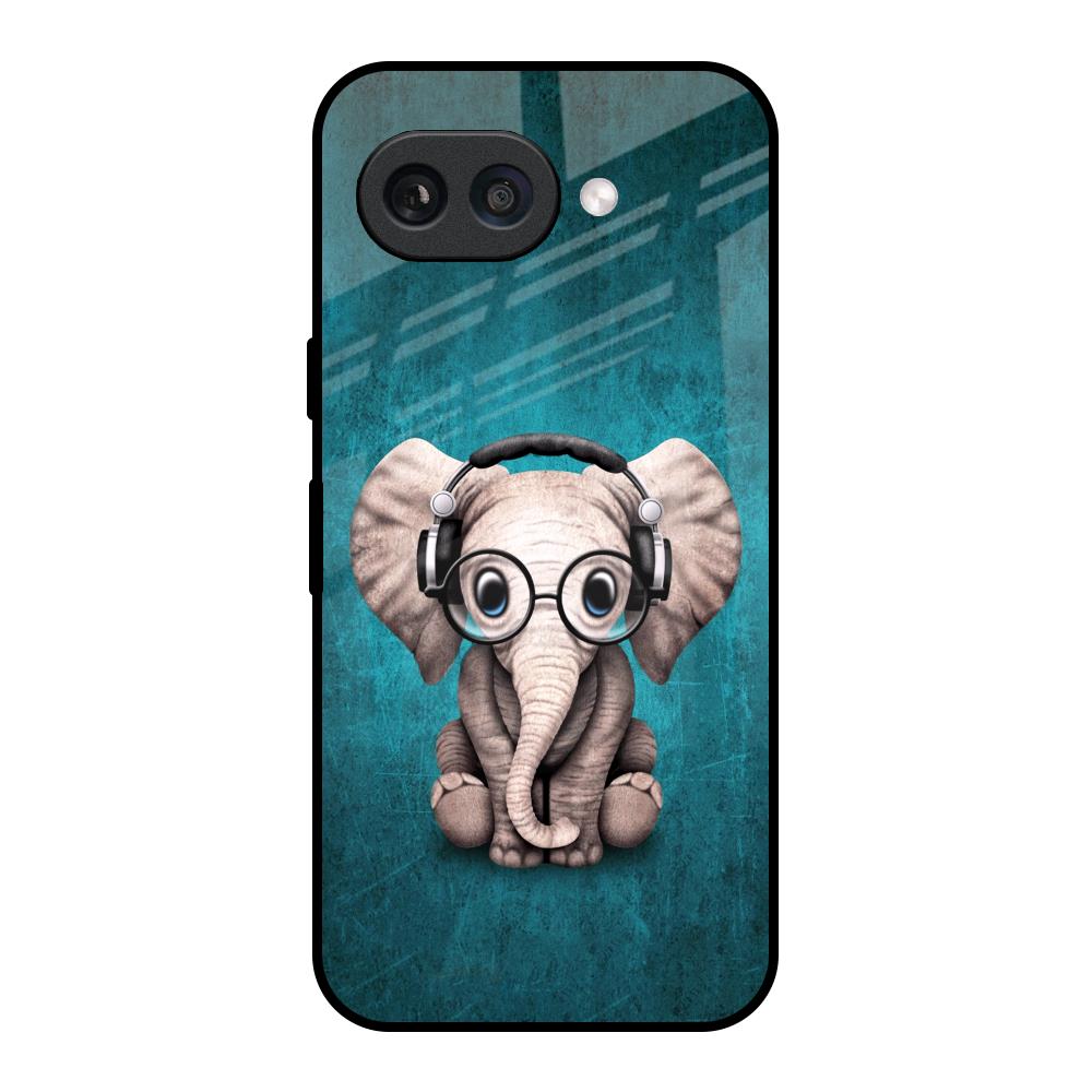 Adorable Baby Elephant Google Pixel 9A Glass Back Cover Online
