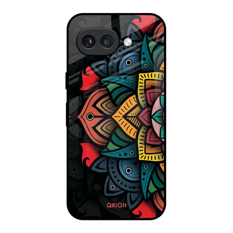 Retro Gorgeous Flower Google Pixel 9A Glass Back Cover Online