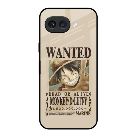 Luffy Wanted Google Pixel 9A Glass Back Cover Online