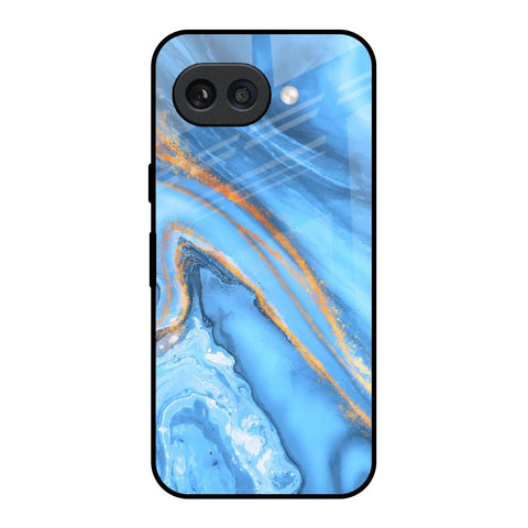 Vibrant Blue Marble Google Pixel 9A Glass Back Cover Online