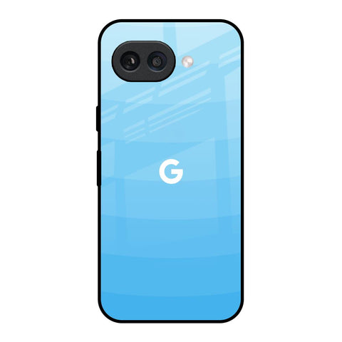Wavy Blue Pattern Google Pixel 9A Glass Back Cover Online