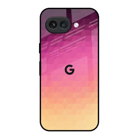 Geometric Pink Diamond Google Pixel 9A Glass Back Cover Online