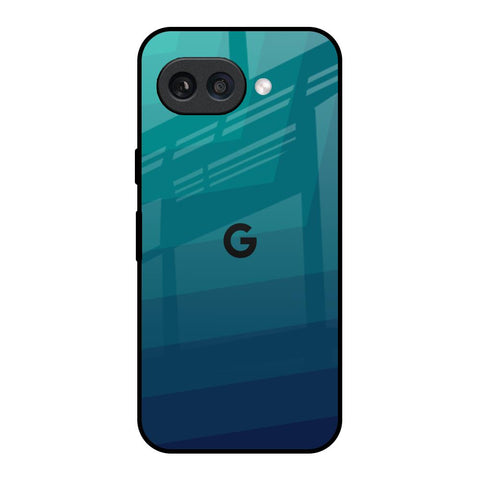 Green Triangle Pattern Google Pixel 9A Glass Back Cover Online