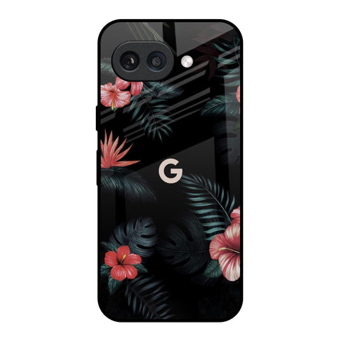Tropical Art Flower Google Pixel 9A Glass Back Cover Online
