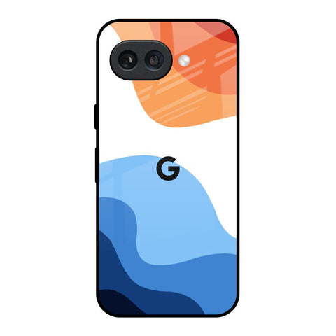 Wavy Color Pattern Google Pixel 9A Glass Back Cover Online