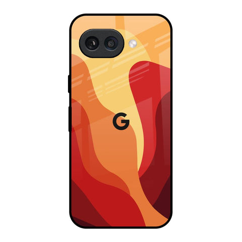 Magma Color Pattern Google Pixel 9A Glass Back Cover Online