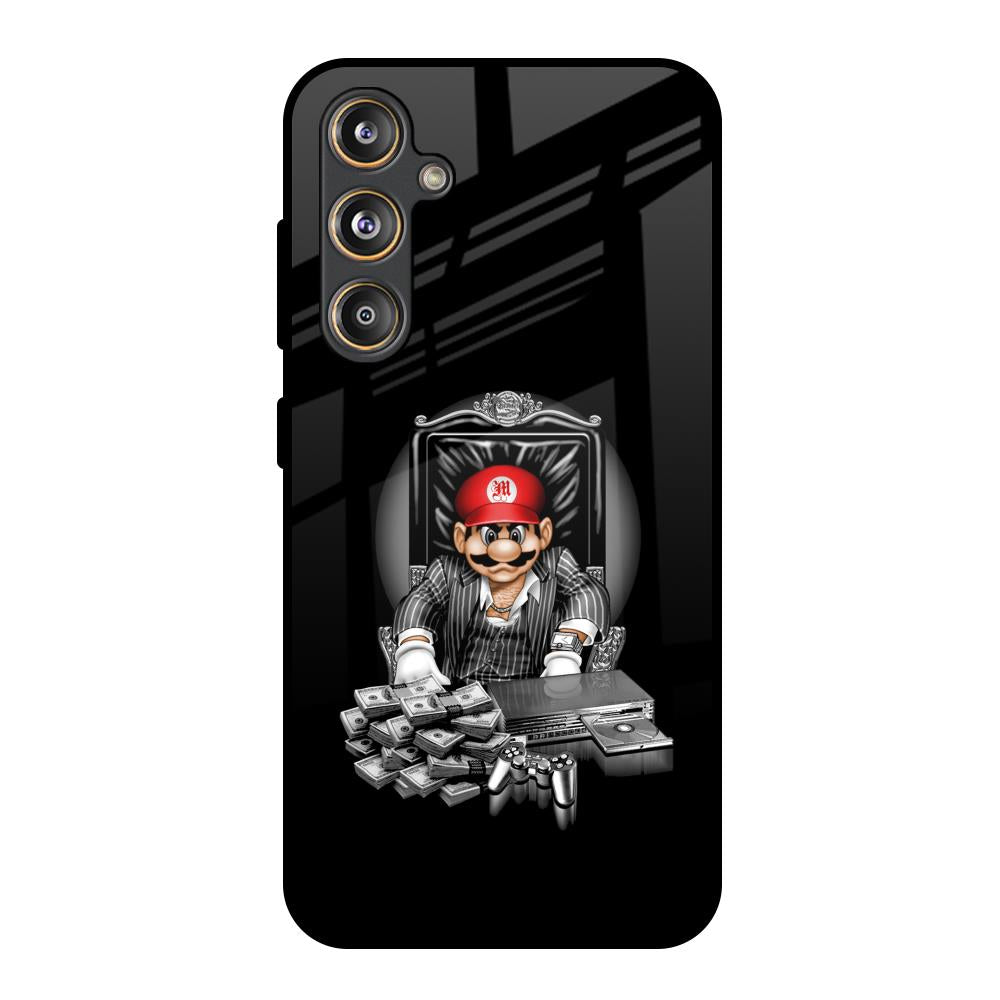 Dark Secret Samsung Galaxy M55s Glass Back Cover Online