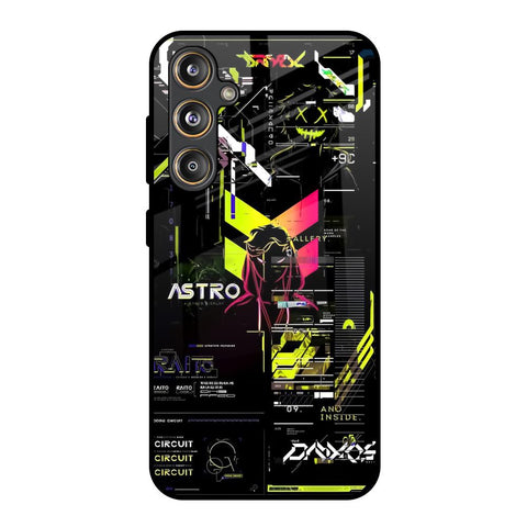 Astro Glitch Samsung Galaxy M55s Glass Back Cover Online