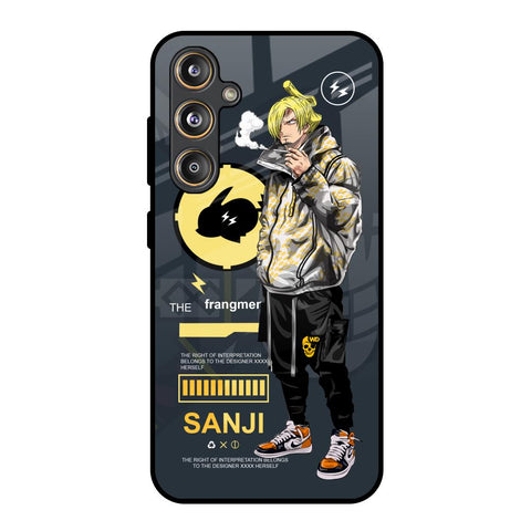 Cool Sanji Samsung Galaxy M55s Glass Back Cover Online