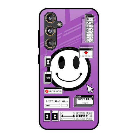 Code with Smile Samsung Galaxy M55s Glass Back Cover Online