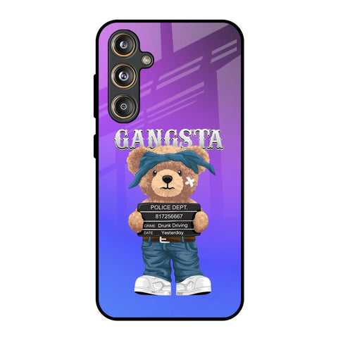 Gangsta Bear Samsung Galaxy M55s Glass Back Cover Online