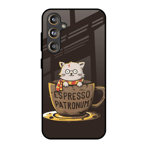 Tea With Kitty Samsung Galaxy M55s Glass Back Cover Online