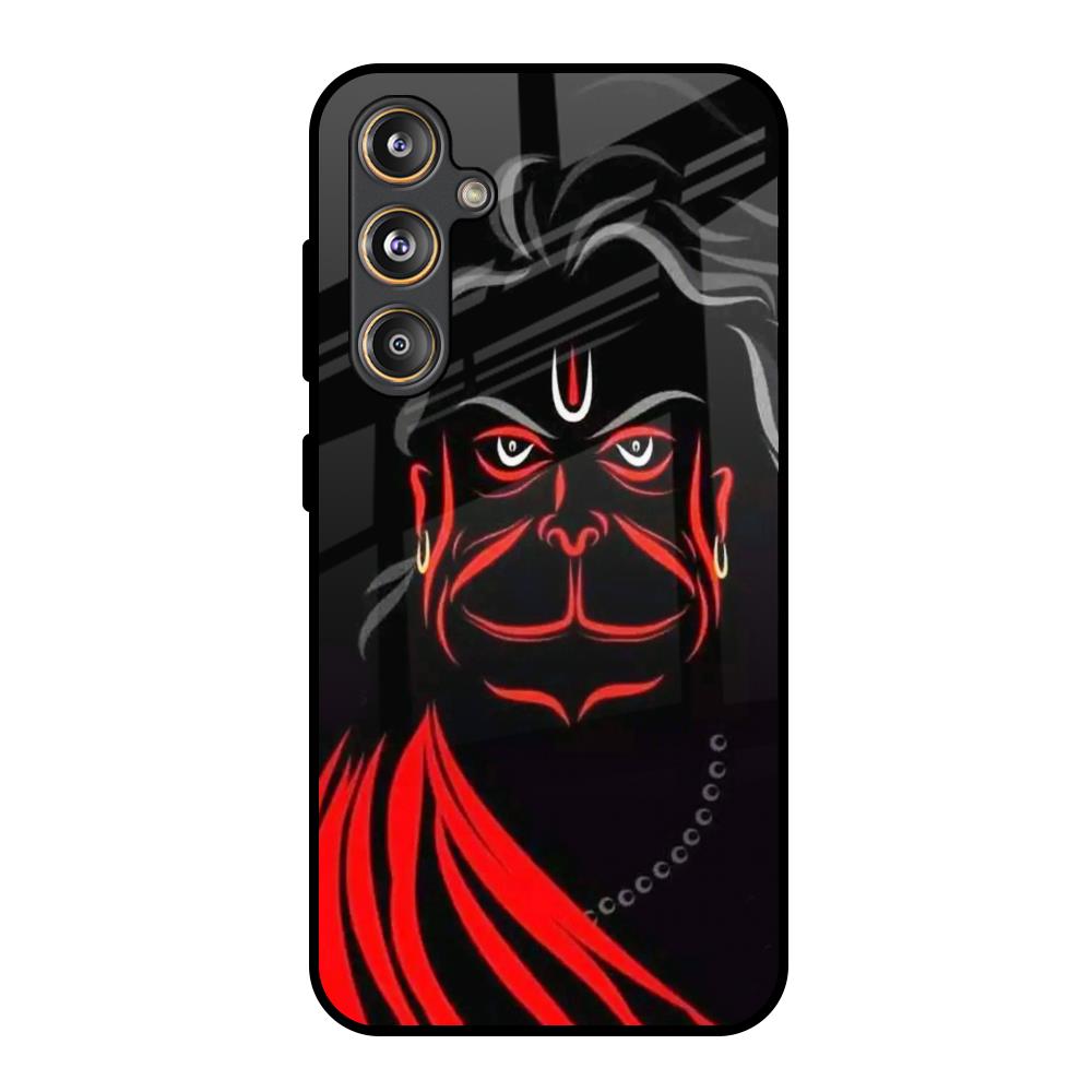Lord Hanuman Samsung Galaxy M55s Glass Back Cover Online