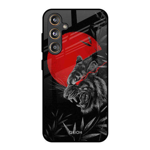 Red Moon Tiger Samsung Galaxy M55s Glass Back Cover Online