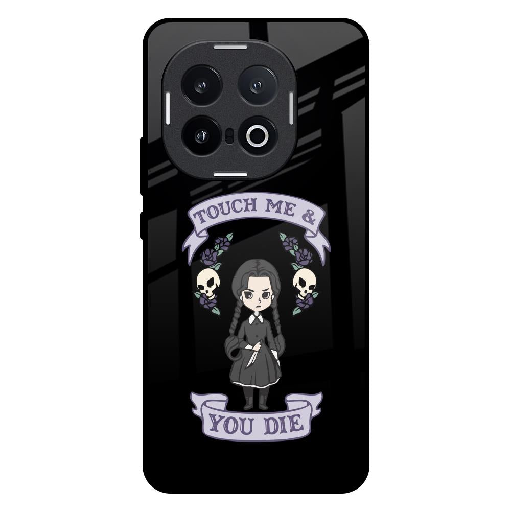 Touch Me & You Die IQOO 13 5G Glass Back Cover Online