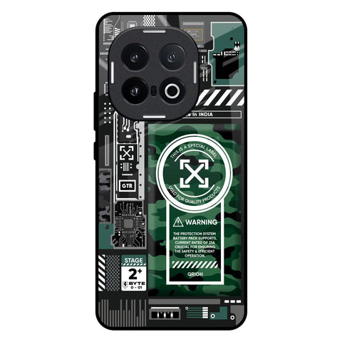 Green Camo Circuit IQOO 13 5G Glass Back Cover Online