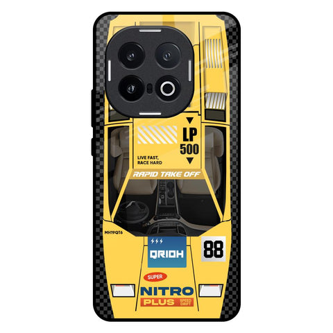 Yellow Racing Car IQOO 13 5G Glass Back Cover Online