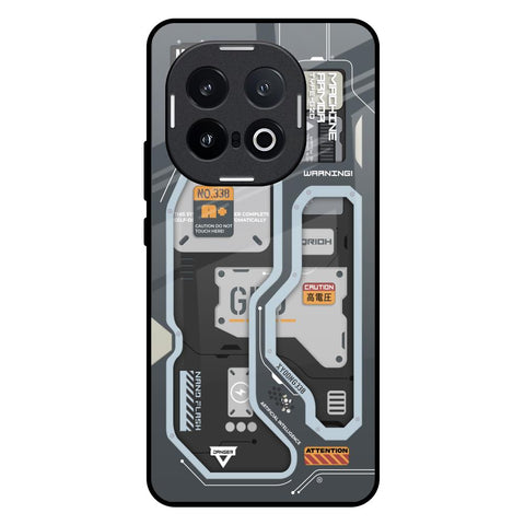 Retro Futuristic IQOO 13 5G Glass Back Cover Online