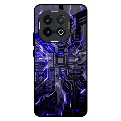 Techno Color Pattern IQOO 13 5G Glass Back Cover Online