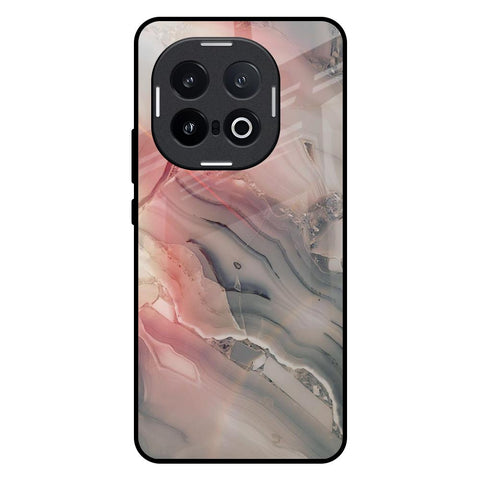 Pink And Grey Marble IQOO 13 5G Glass Back Cover Online