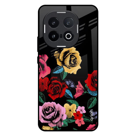 Floral Decorative IQOO 13 5G Glass Back Cover Online