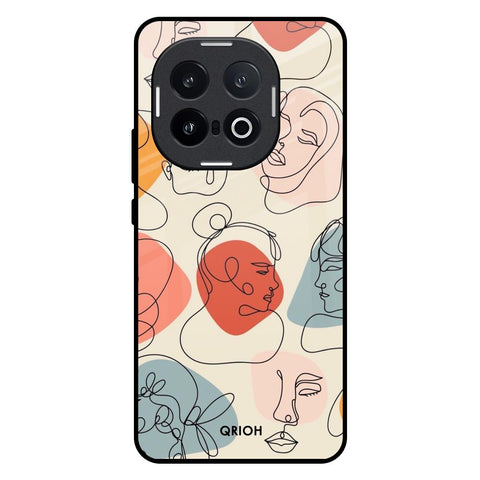 Abstract Faces IQOO 13 5G Glass Back Cover Online