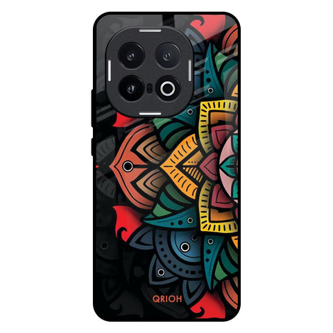 Retro Gorgeous Flower IQOO 13 5G Glass Back Cover Online