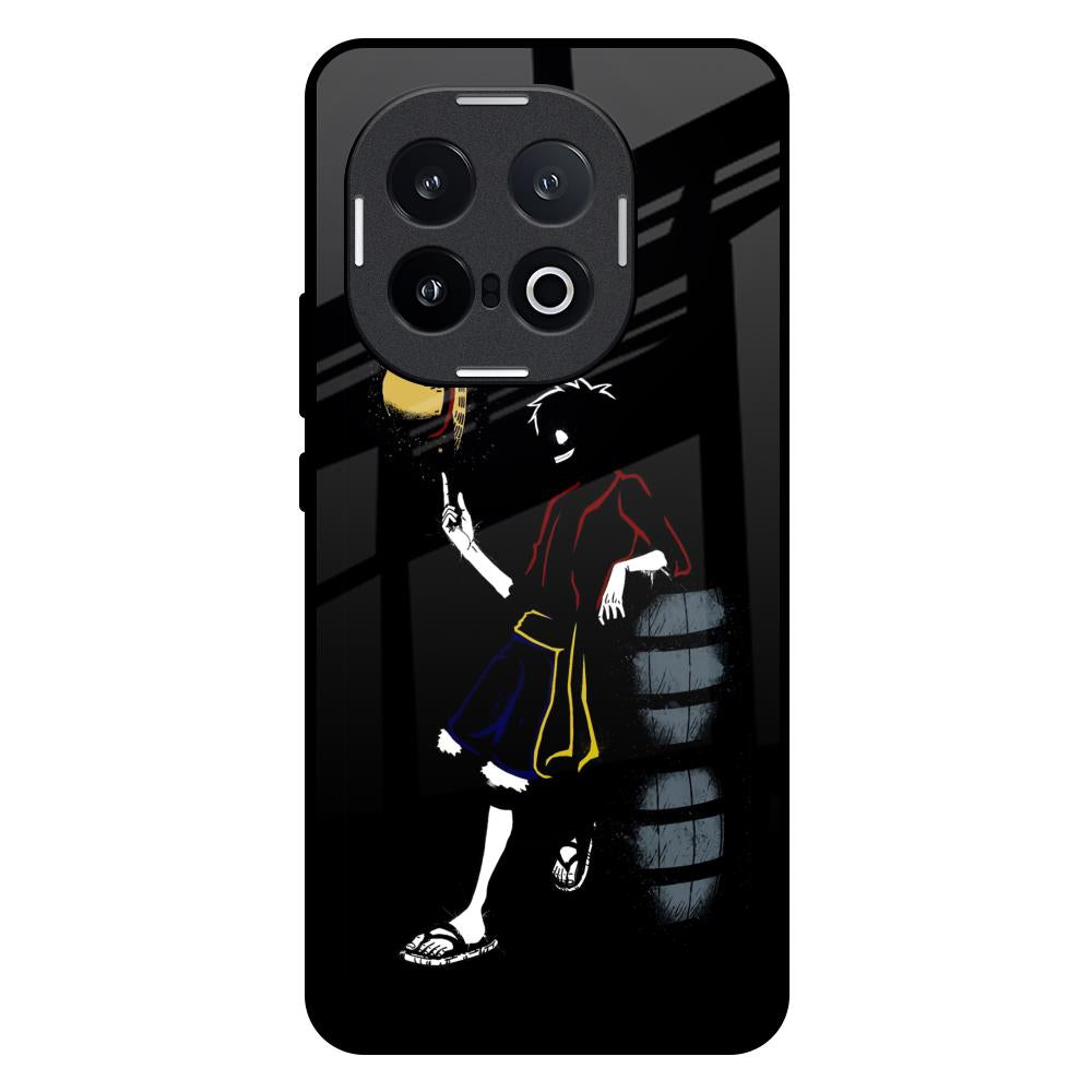 Luffy Line Art IQOO 13 5G Glass Back Cover Online