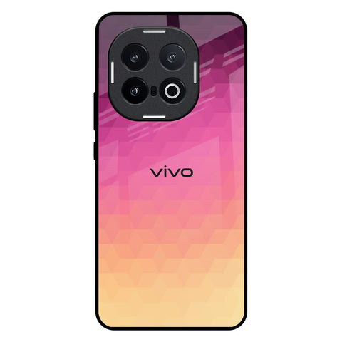 Geometric Pink Diamond IQOO 13 5G Glass Back Cover Online