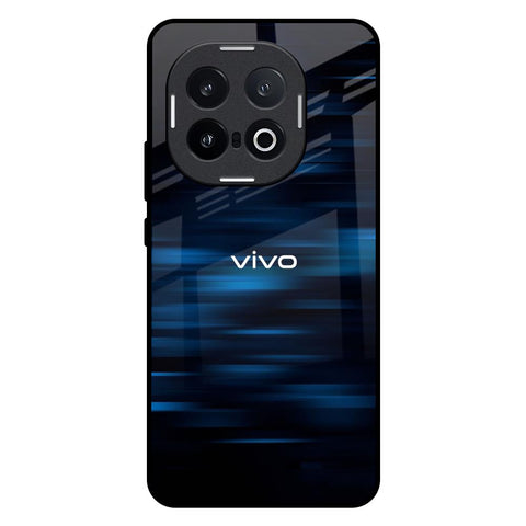 Blue Rough Abstract IQOO 13 5G Glass Back Cover Online