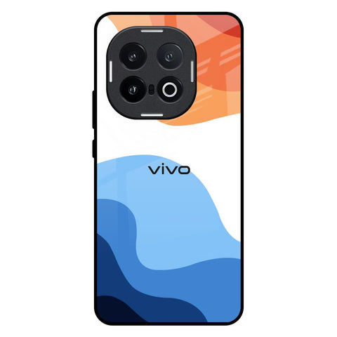 Wavy Color Pattern IQOO 13 5G Glass Back Cover Online