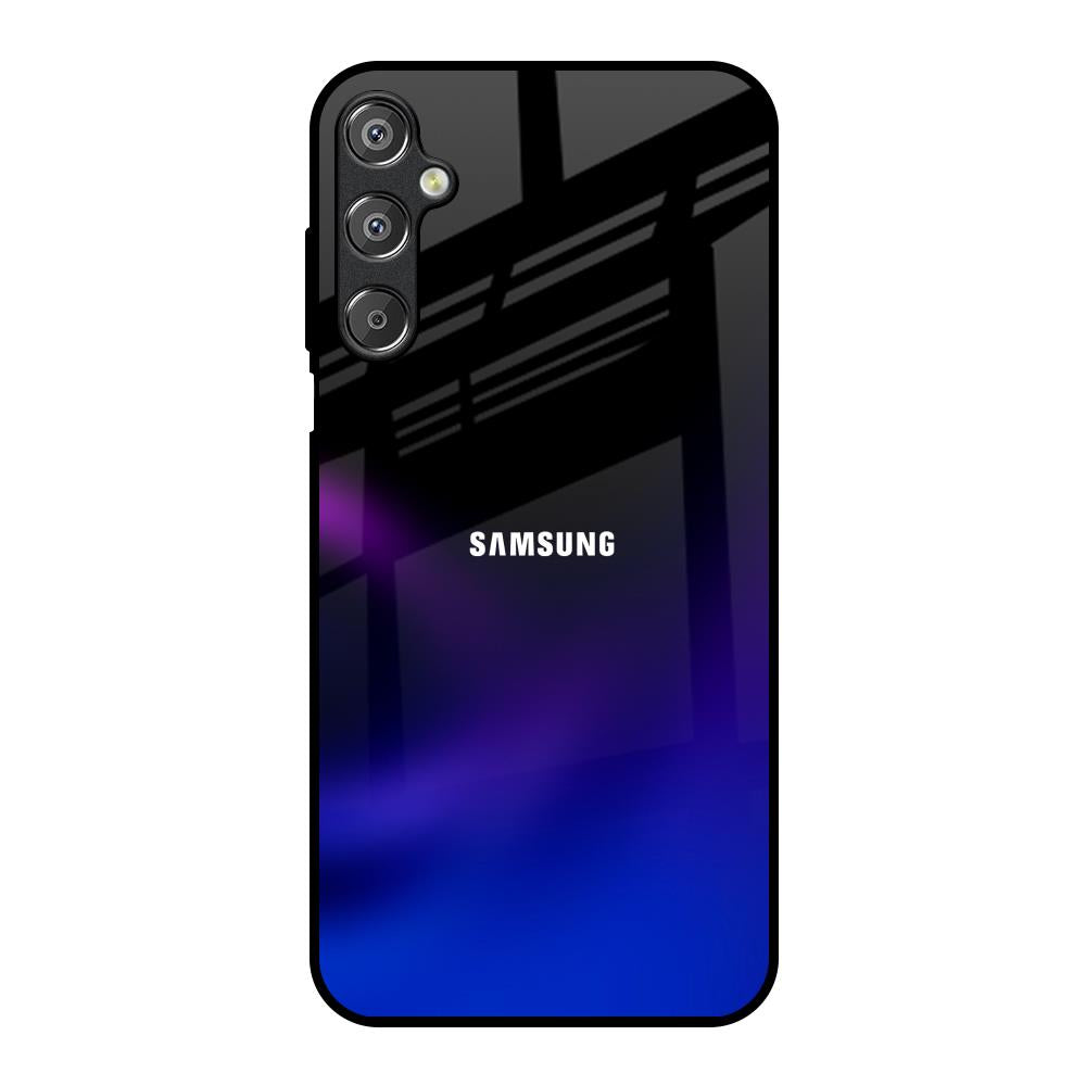 Black Onyx Samsung Galaxy F15 5G Glass Back Cover Online