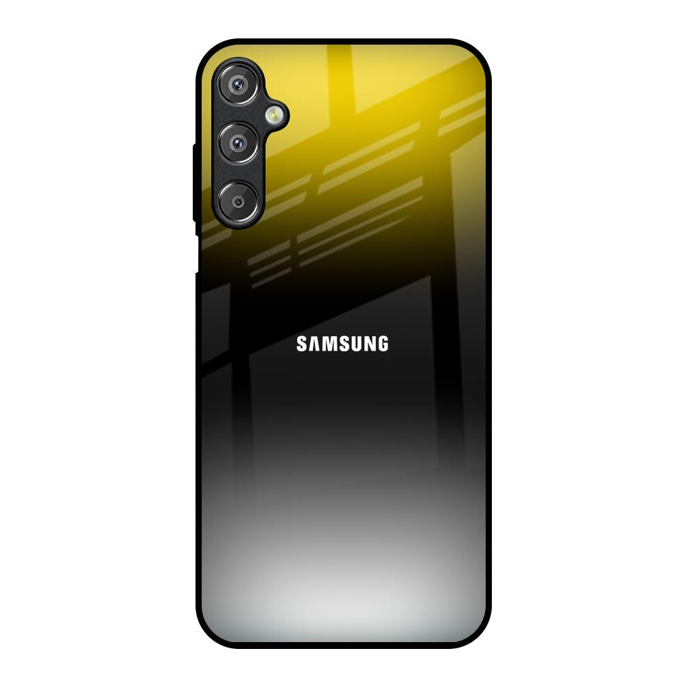 Yellow Shadow Samsung Galaxy F15 5G Glass Back Cover Online