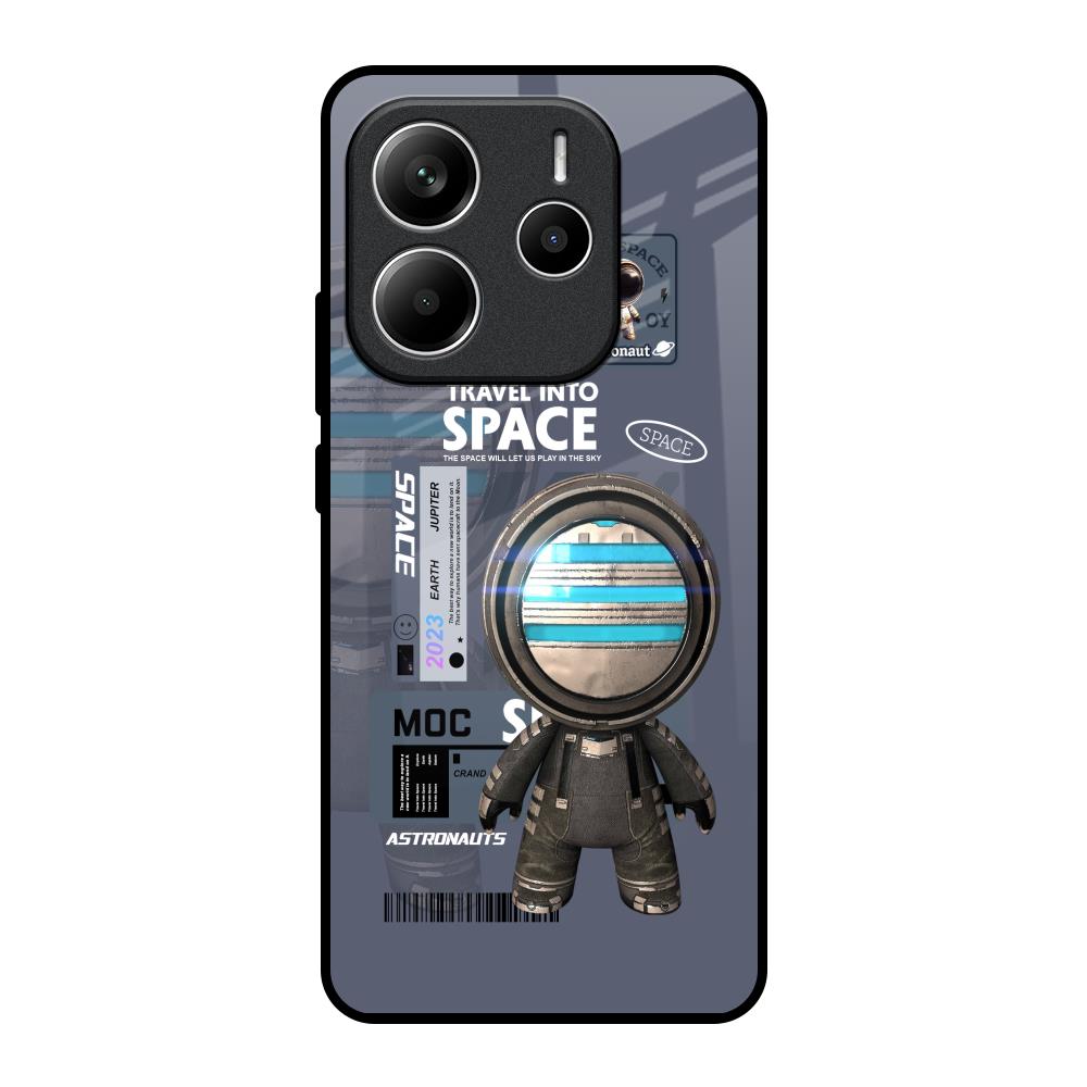 Space Travel Redmi Note 14 5G Glass Back Cover Online