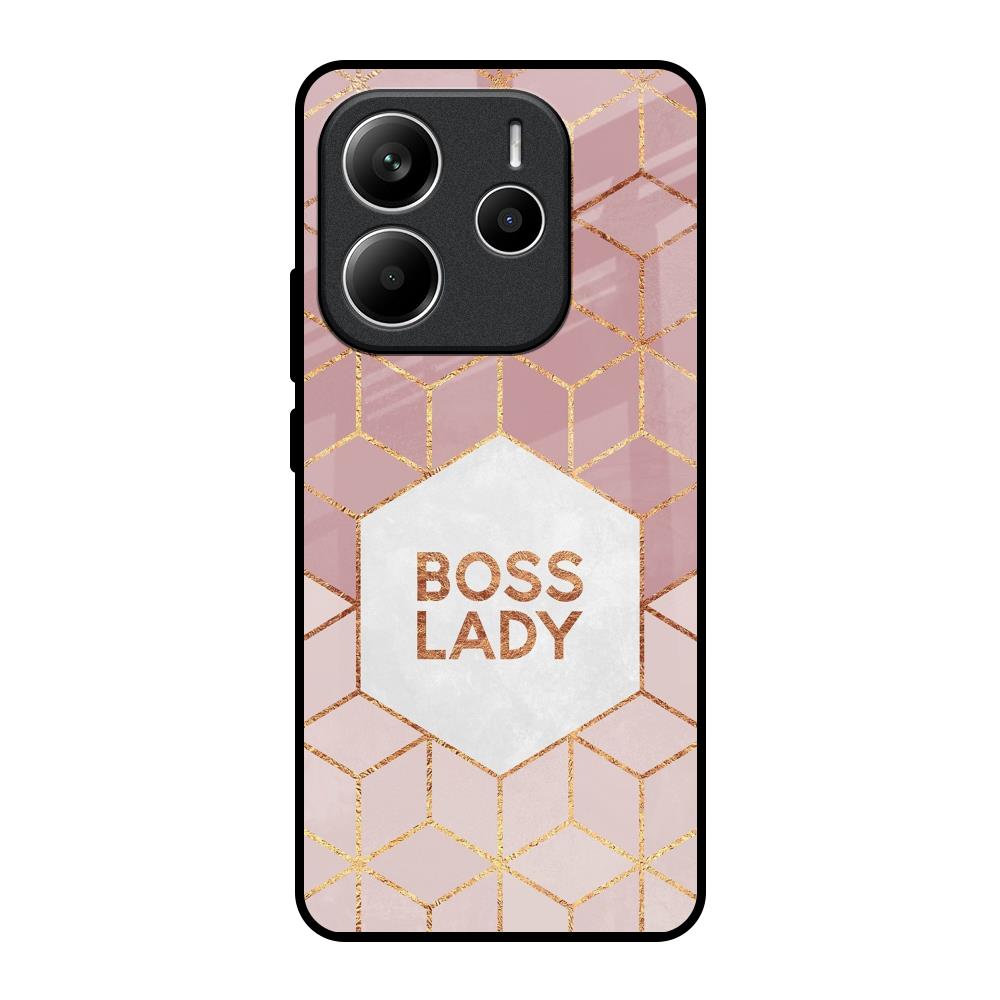 Boss Lady Redmi Note 14 5G Glass Back Cover Online