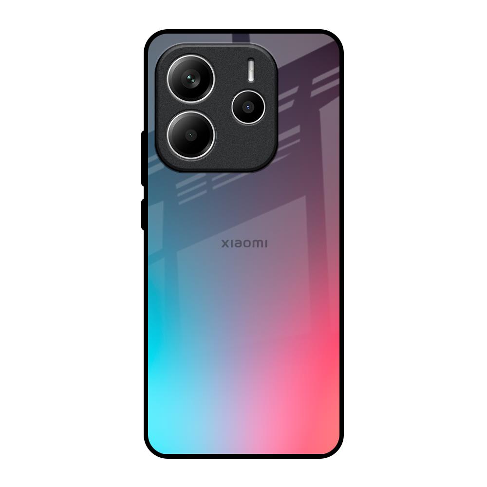 Rainbow Laser Redmi Note 14 5G Glass Back Cover Online