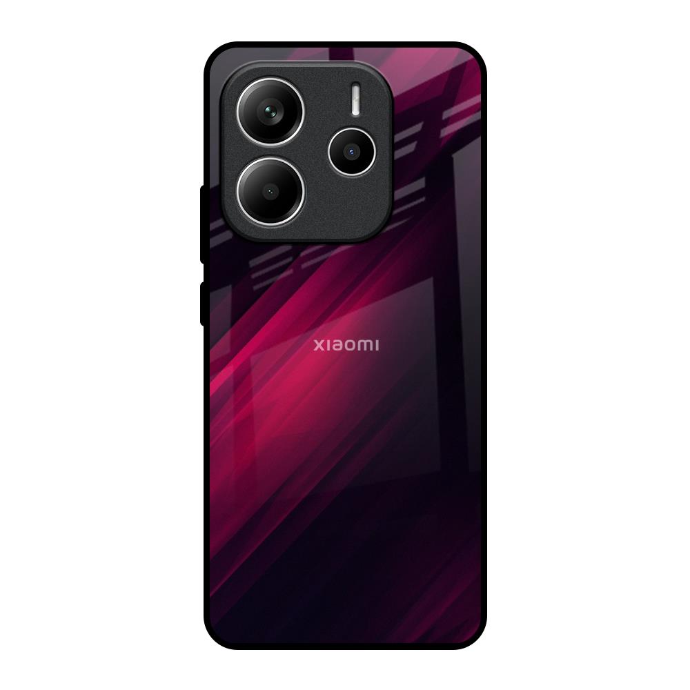 Razor Black Redmi Note 14 5G Glass Back Cover Online