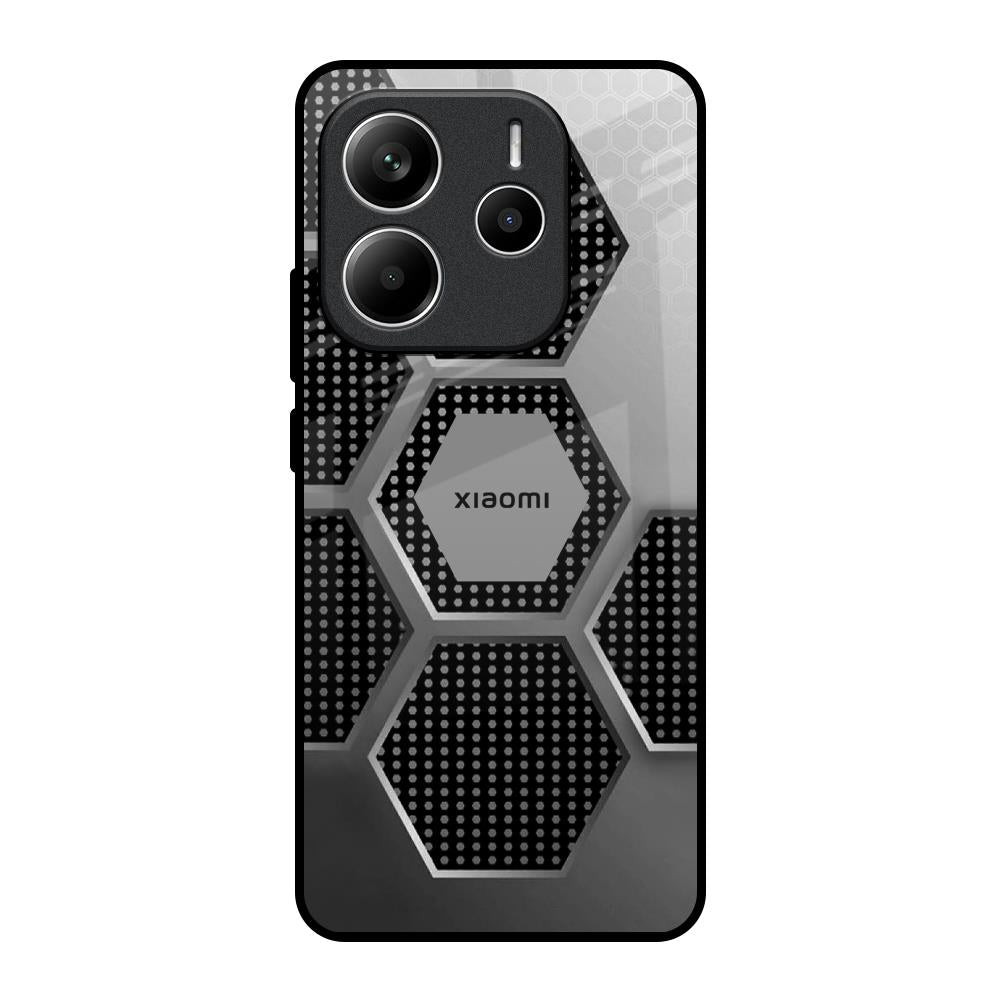 Hexagon Style Redmi Note 14 5G Glass Back Cover Online