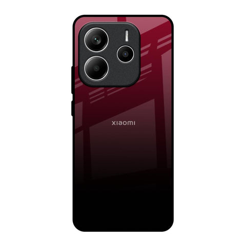 Wine Red Redmi Note 14 5G Glass Back Cover Online