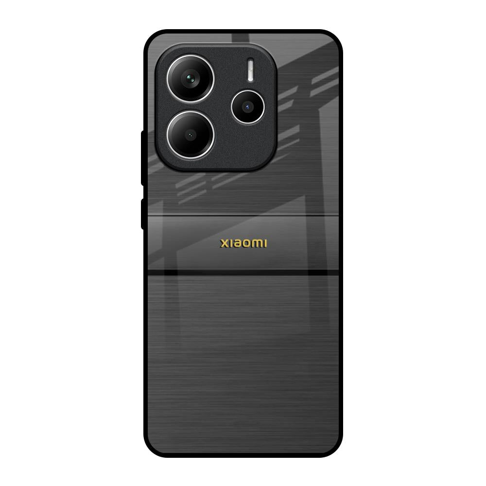 Grey Metallic Glass Redmi Note 14 5G Glass Back Cover Online