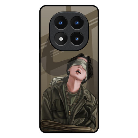 Blind Fold Redmi Note 14 Pro Plus 5G Glass Back Cover Online