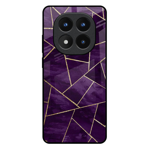Geometric Purple Redmi Note 14 Pro Plus 5G Glass Back Cover Online