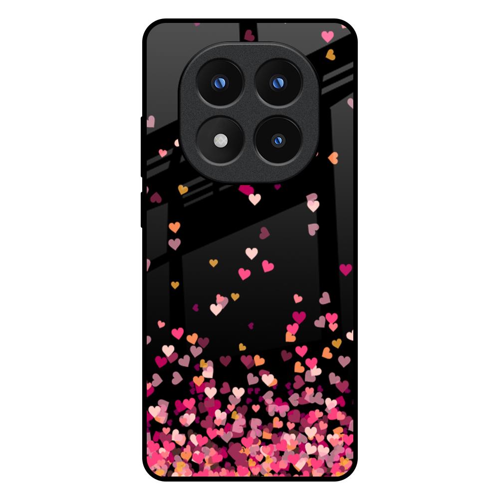 Heart Rain Fall Redmi Note 14 Pro Plus 5G Glass Back Cover Online