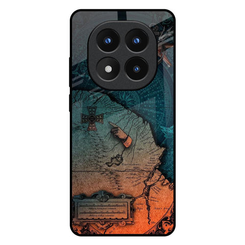 Geographical Map Redmi Note 14 Pro Plus 5G Glass Back Cover Online