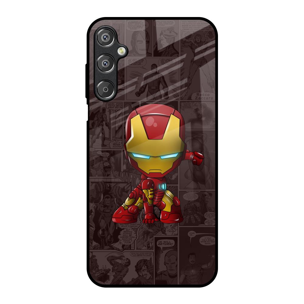 Angry Baby Super Hero Samsung Galaxy M15 5G Glass Back Cover Online