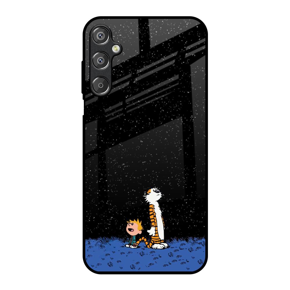 Night Sky Star Samsung Galaxy M15 5G Glass Back Cover Online