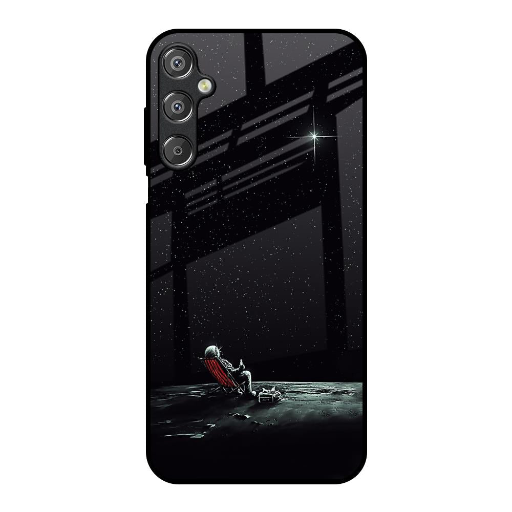 Relaxation Mode On Samsung Galaxy M15 5G Glass Back Cover Online